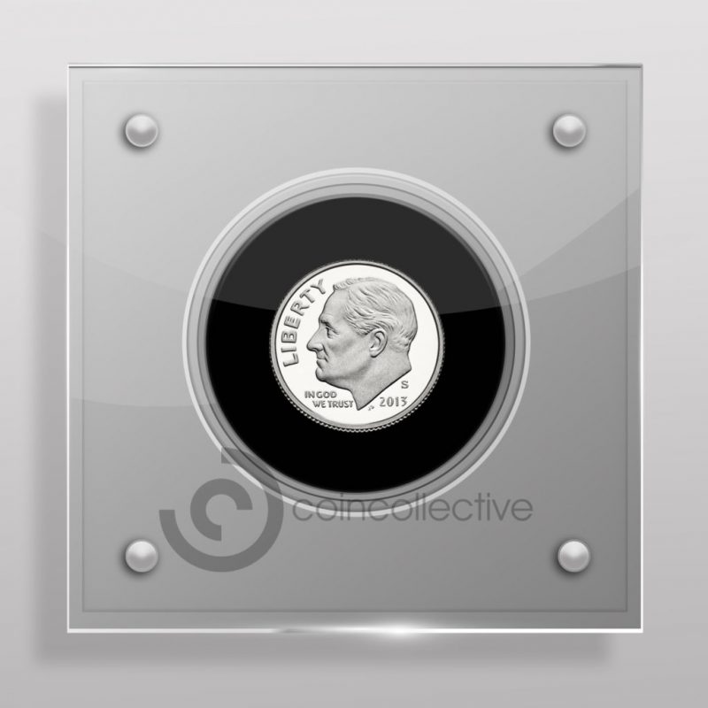 US Dime Acrylic Coin Display Case
