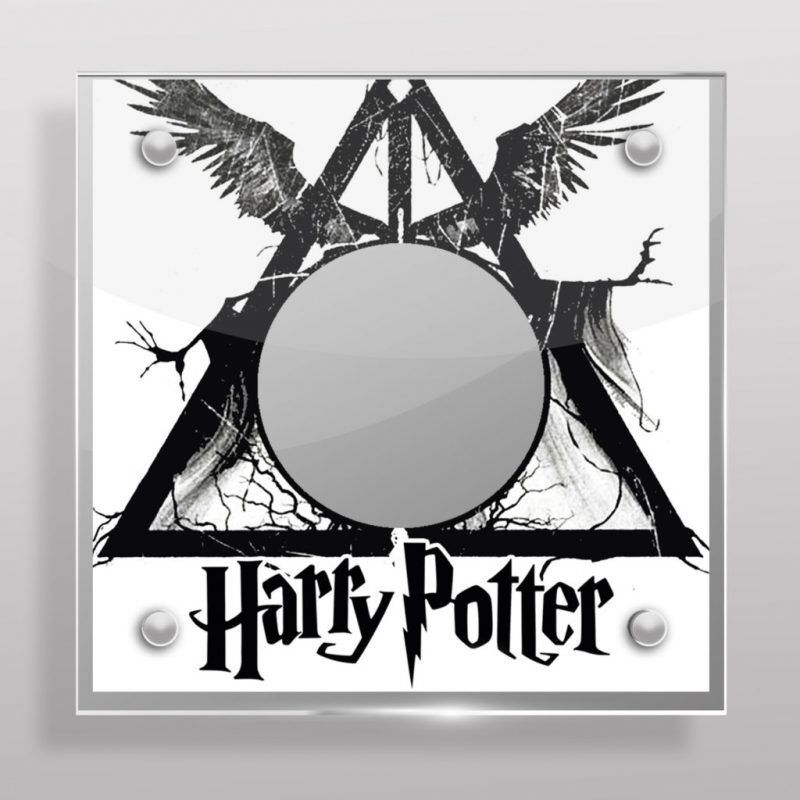 Harry Potter 35mm Commemorative Medal Acrylic Display