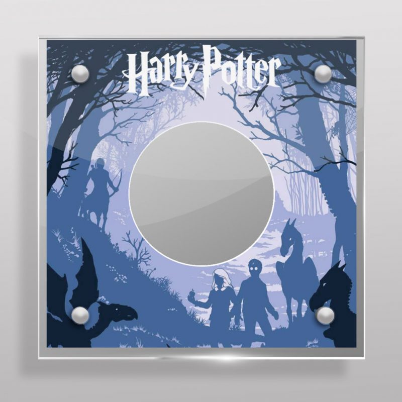 Harry Potter 35mm Commemorative Medal Acrylic Display