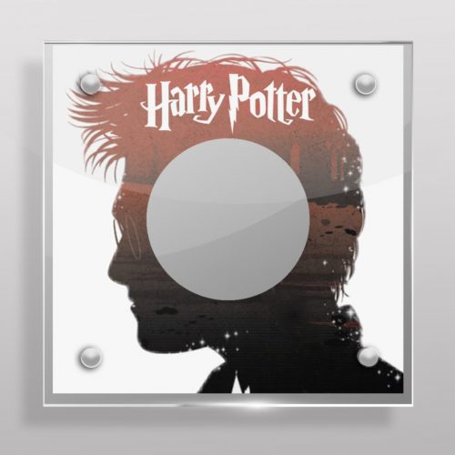 Harry Potter 35mm Commemorative Medal Acrylic Display