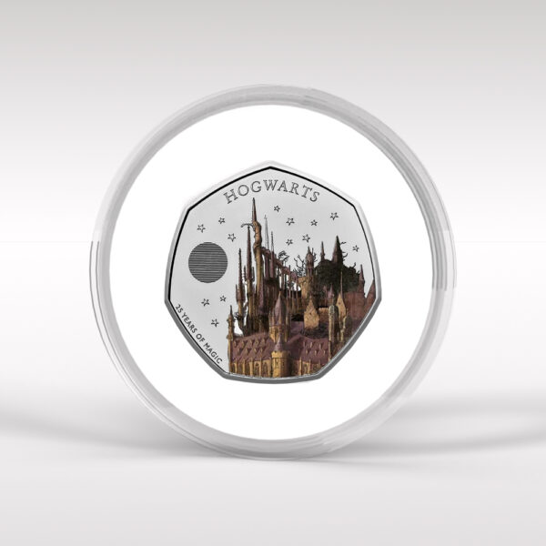 Hogwarts Harry Potter 2023 Coloured Decal BU 50p Coin 4