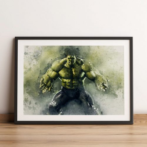 The Hulk Wall Art Poster - Frame and Canvas Option