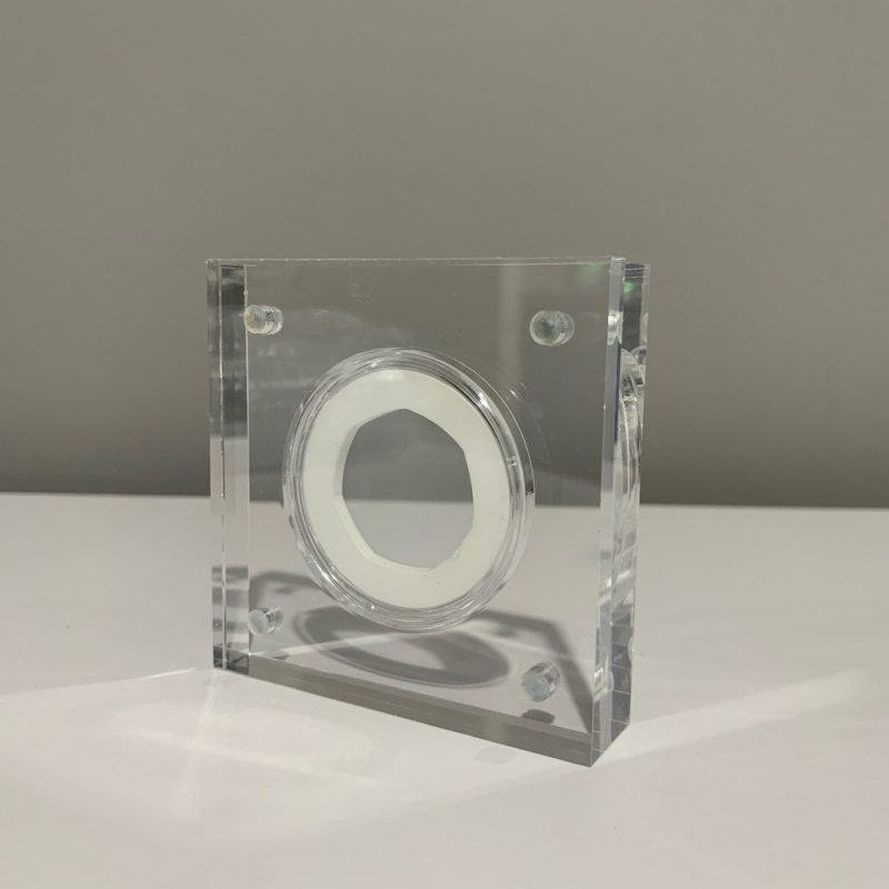 Royal Mint Silver Proof Style Acrylic Coin Display - Image 3