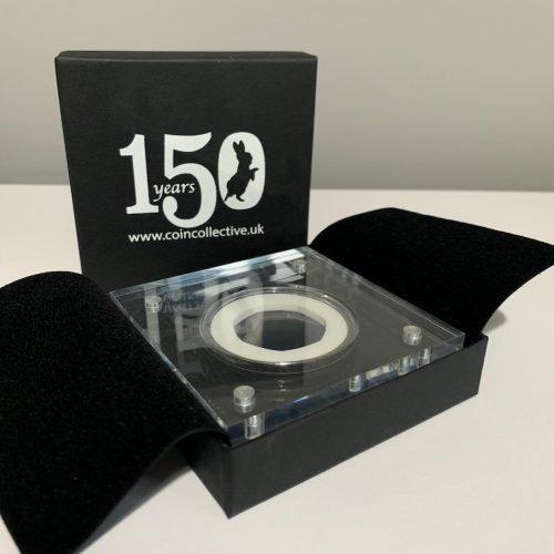 Peter Rabbit Beatrix Potter Perspex Coin Display + Gift Box