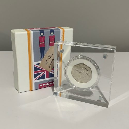 Paddington Bear 2018 50p, 'Paddington at the Palace' Coin and Perspex Display