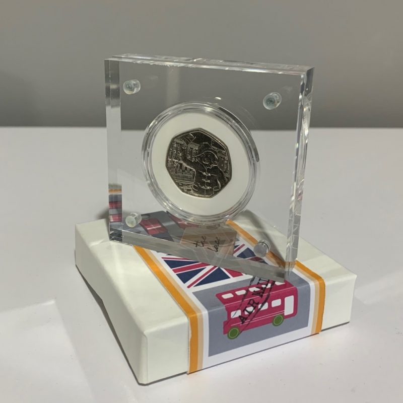 Paddington Bear 2018 50p, 'Paddington at the Palace' Coin and Perspex Display - Image 2
