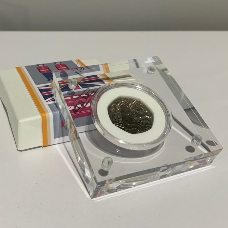 Paddington Bear 2018 50p, 'Paddington at the Station' Coin and Perspex Display - Image 3