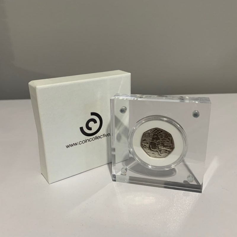 Paddington Bear 2018 50p, 'Paddington at the Station' Coin and Perspex Display - Image 2