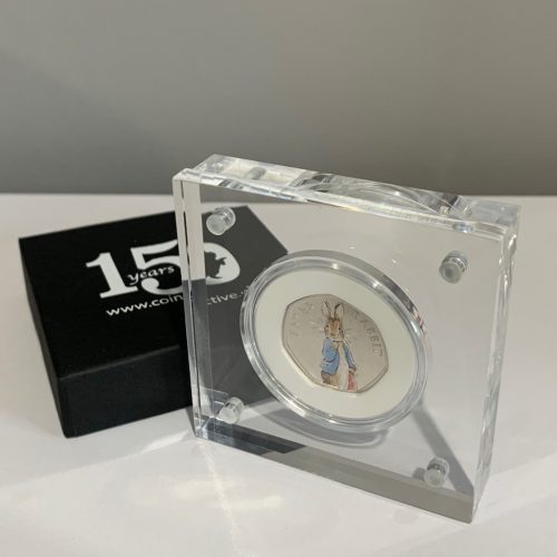 Peter Rabbit™ 2019 UK 50p Brilliant Uncirculated Coin Coloured Decal