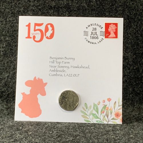 Benjamin Bunny 50p Coin, Beatrix Potter Coin Collection 2017