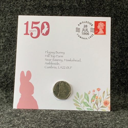 Flopsy Bunny 50p Coin, Beatrix Potter Coin Collection 2018