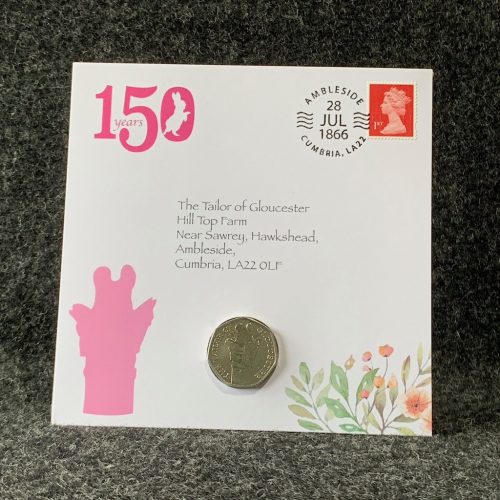 Tailor of Gloucester 50p Coin, Beatrix Potter Coin Collection 2018