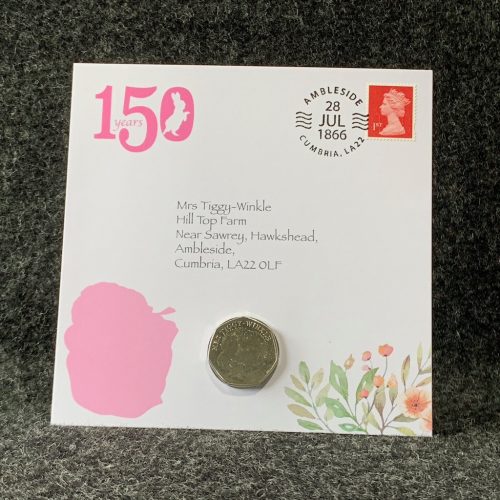 Mrs Tiggywinkle 50p Coin, Beatrix Potter Coin Collection 2016