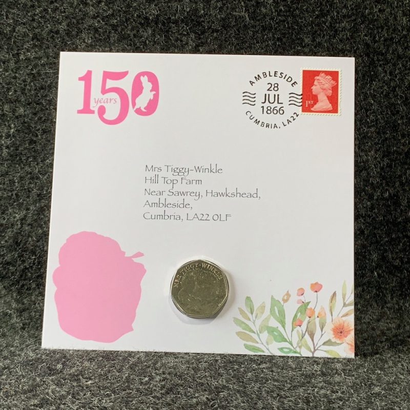 Mrs Tiggywinkle 50p Coin, Beatrix Potter Coin Collection 2016