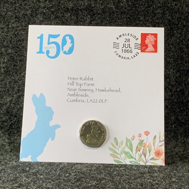 Beatrix Potter Coin Collection 50p Coins and Stamp Presentation Packs 2017 - Image 5