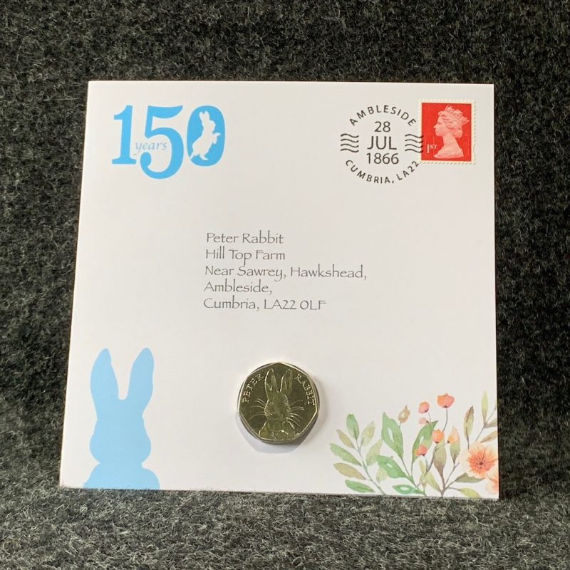 Beatrix Potter 2016 Collection 50p Coins and Stamp Presentation Packs - Image 2
