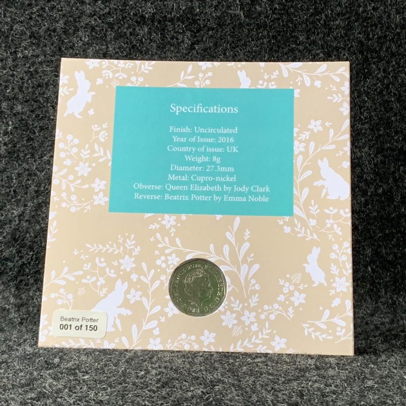 Beatrix Potter 2016 Collection 50p Coins and Stamp Presentation Packs - Image 9