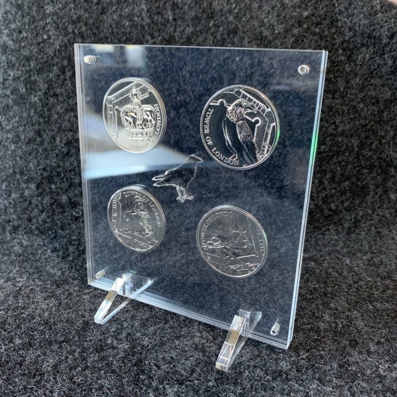 Tower of London £5 Coin Acrylic Display - Display Only, No Coins - Image 3