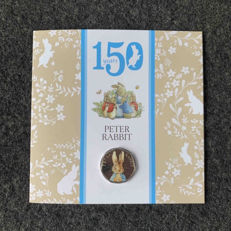 Peter Rabbit 2016, 2017 and 2018 Coloured 50p Royal Mint Coins - Image 6