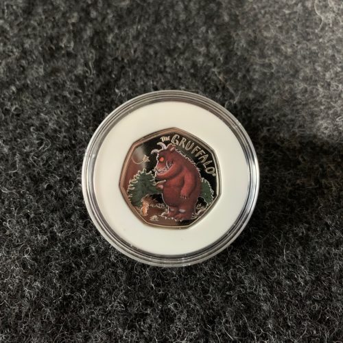 The Gruffalo and Mouse Coloured Decal 50p, 2019 Coin BU (Brilliant Uncirculated)