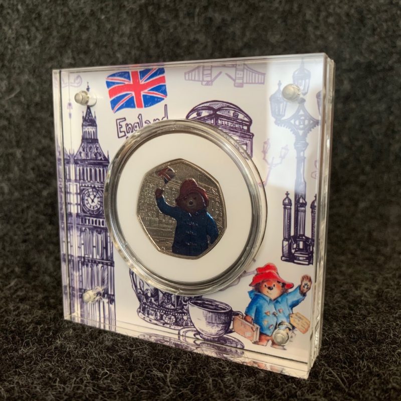 50p Metallic Decal in Display - Choose your coin design - Image 3