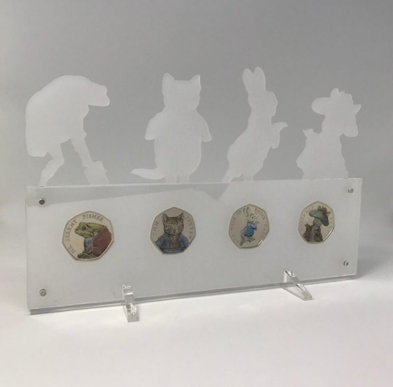 Peter Rabbit Beatrix Potter Perpspex Coin Display Stand, Beatrix Potter 2017 Coins - Image 7