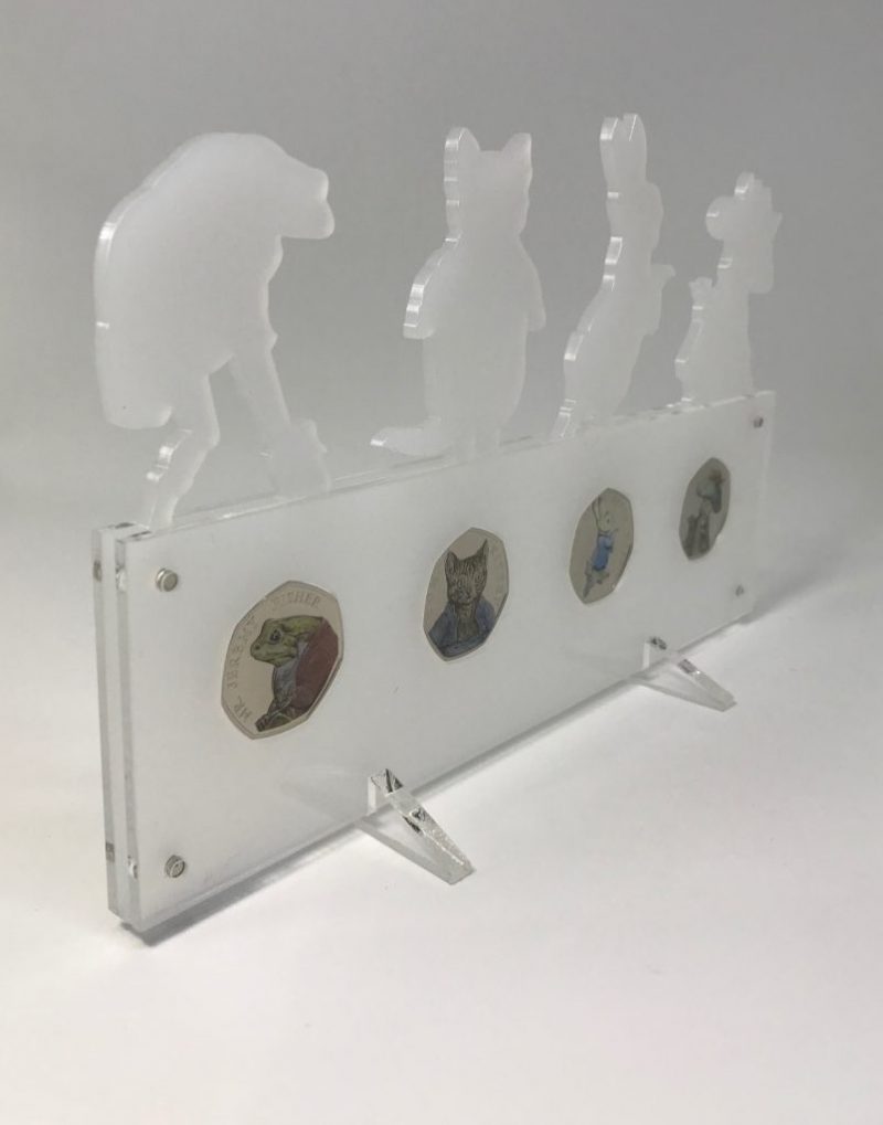 Peter Rabbit Beatrix Potter Perpspex Coin Display Stand, Beatrix Potter 2017 Coins - Image 4