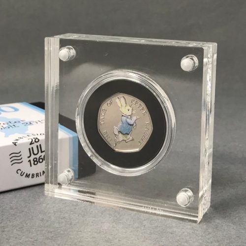 The Tale of Peter Rabbit Coloured 50p Coin 2017 Beatrix Potter Collection