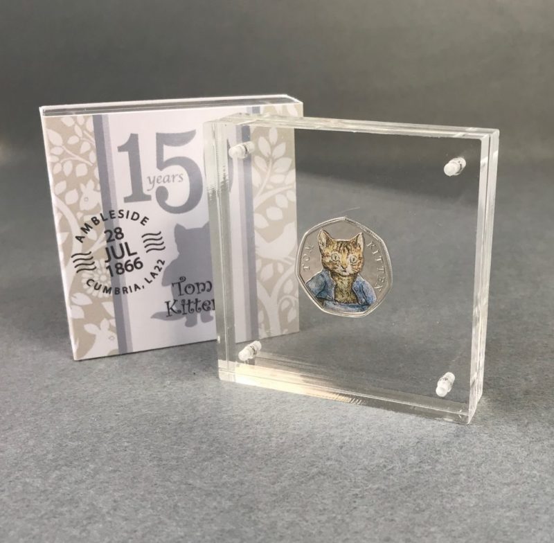2016-2018 Beatrix Potter Peter Rabbit Collection 50p, Silver Proof Style Display (13 Coins) - Image 5