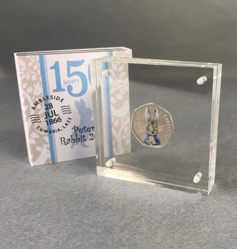Peter Rabbit 2016, 2017 and Beatrix Potter 50p Coin - 3 Coin Set - Image 3