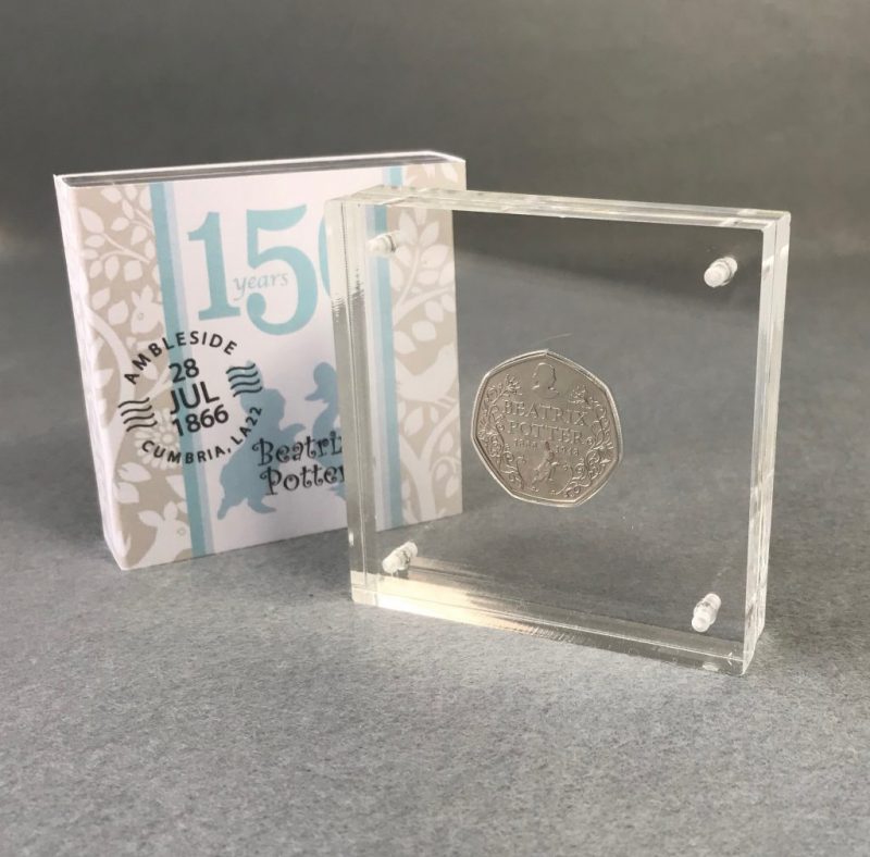 Peter Rabbit 2016, 2017 and Beatrix Potter 50p Coin - 3 Coin Set - Image 2