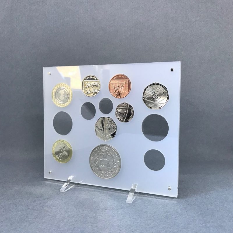 Royal Mint Annual Coin Set 2018 Acrylic Coin Display - Image 7