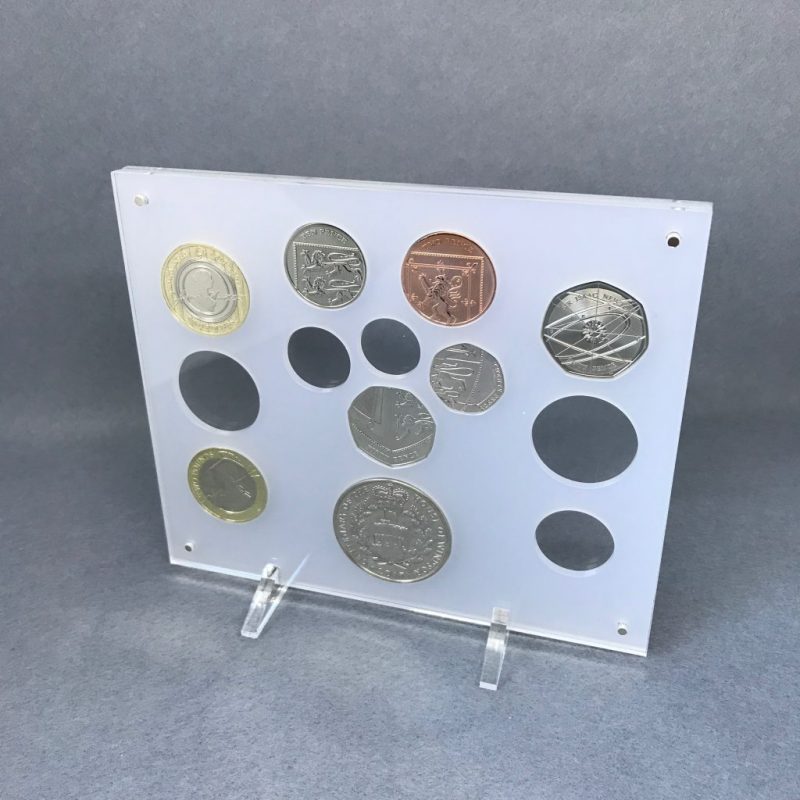 Royal Mint Annual Coin Set 2018 Acrylic Coin Display - Image 6