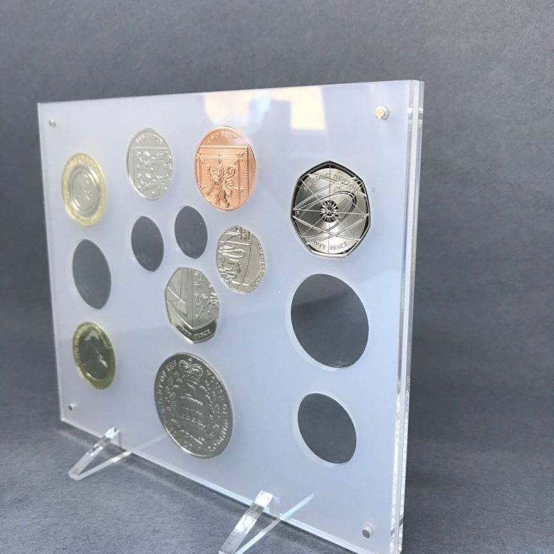 Royal Mint Annual Coin Set 2018 Acrylic Coin Display - Image 4