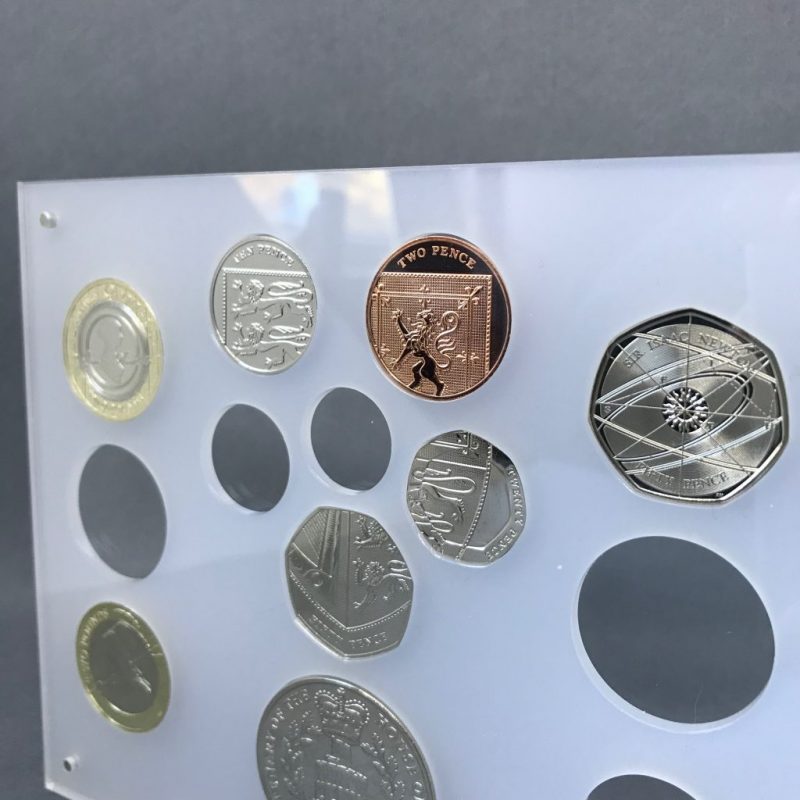 Royal Mint Annual Coin Set 2018 Acrylic Coin Display - Image 3