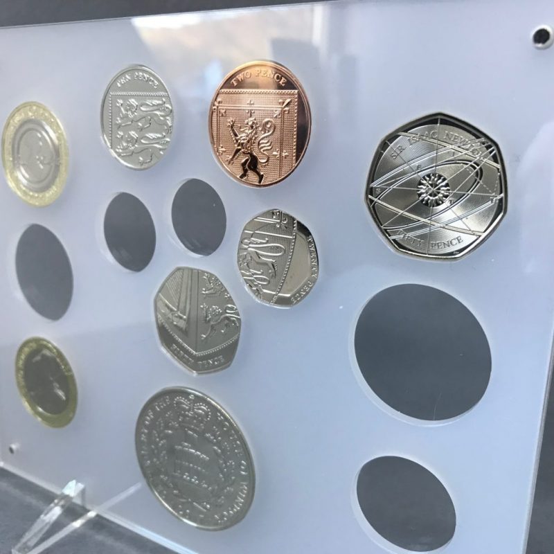 Royal Mint Annual Coin Set 2018 Acrylic Coin Display - Image 5
