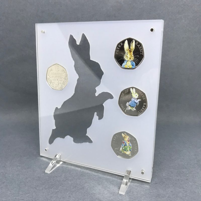 Peter Rabbit 2018 50p, Beatrix Potter Collection Coin Display Frosted - Image 4