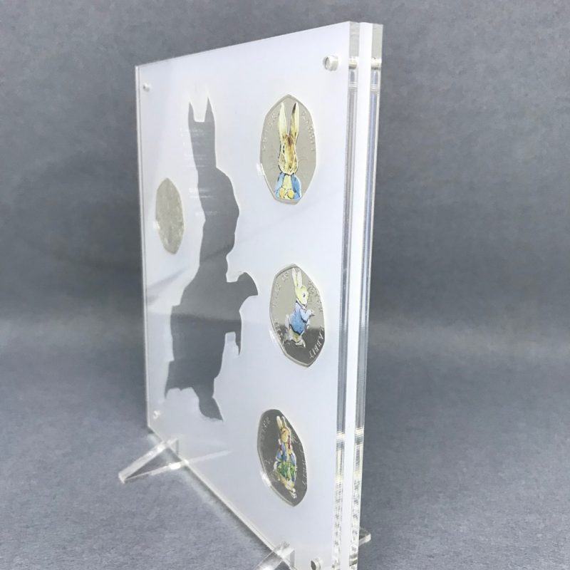 Peter Rabbit 2018 50p, Beatrix Potter Collection Coin Display Frosted - Image 6