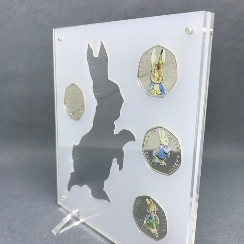 Peter Rabbit 2018 50p, Beatrix Potter Collection Coin Display Frosted - Image 5