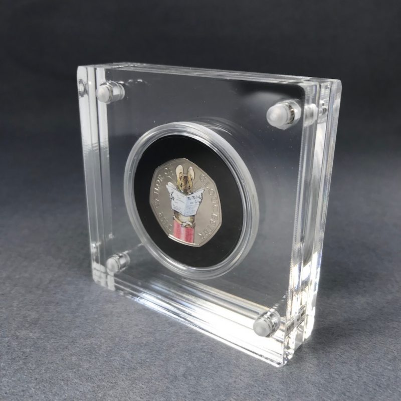 Tailor of Gloucester BU 50p Coin 2018 Beatrix Potter, Silver Proof Style Display - Image 5