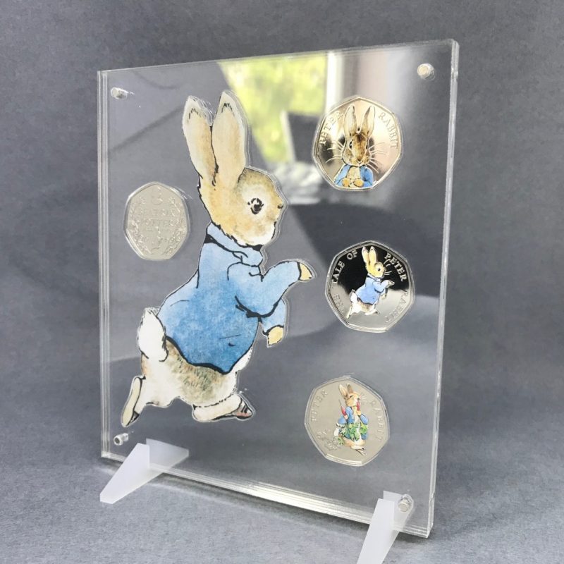 Peter Rabbit 2018 50p, Beatrix Potter Collection Coins Display - Image 7
