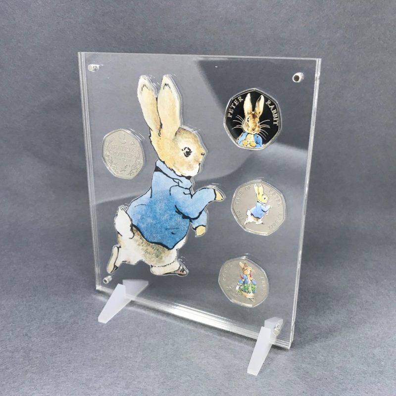 Peter Rabbit 2018 50p, Beatrix Potter Collection Coins Display - Image 6