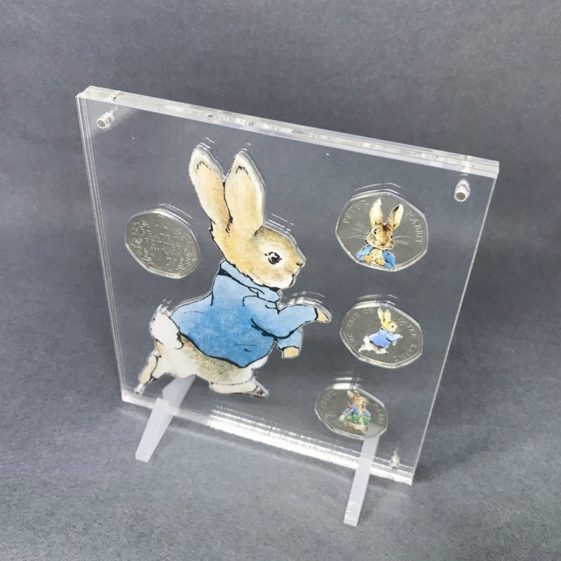 Peter Rabbit 2018 50p, Beatrix Potter Collection Coins Display - Image 4