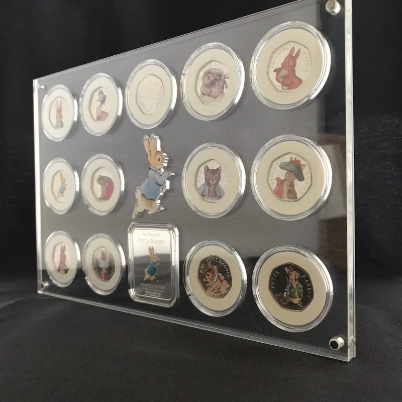 Peter Rabbit Ingot and Coin Display, Beatrix Potter Collection Perspex Display - Image 8