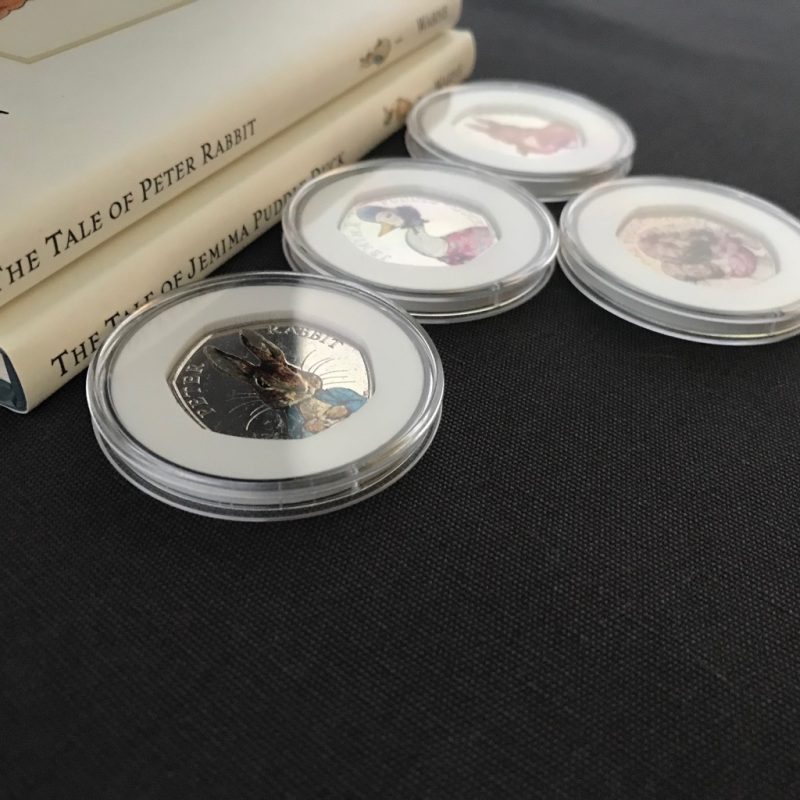 1 x Full Set Beatrix Potter Decals Stickers Clear **NEW TRANSPARENT** Natural Look - Image 5