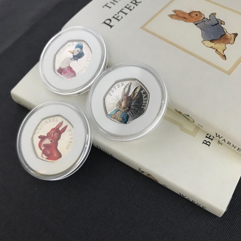 1 x Full Set Beatrix Potter Decals Stickers Clear **NEW TRANSPARENT** Natural Look - Image 2