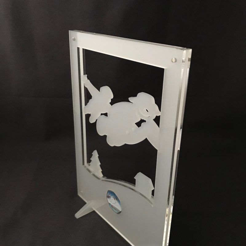 Snowman 2018 50p Coin Display, Acrylic Coin Stand (No Coin) - Image 5
