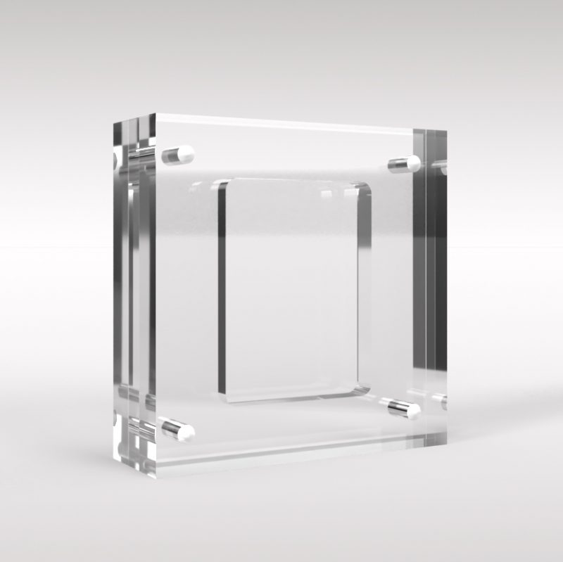Ingot 50mm x 38mm Acrylic Display