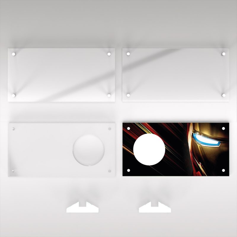 Iron Man Marvel 44mm Commemorative Acrylic Display - Image 2