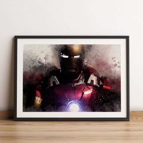 Iron Man Wall Art Poster - Frame and Canvas Option